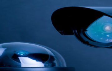 Black Dome and Turret Security Cameras